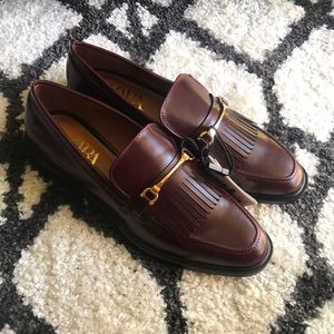 NEW with tags Zara loafers (unique color)